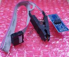 EPROM TEST KLİP  SOIC 8   ( SOIC8 SOP8 Flash Chip Entegre Test Clips Socket  program Adaptör Mandallı  BIOS/24/25/93 Programmer )