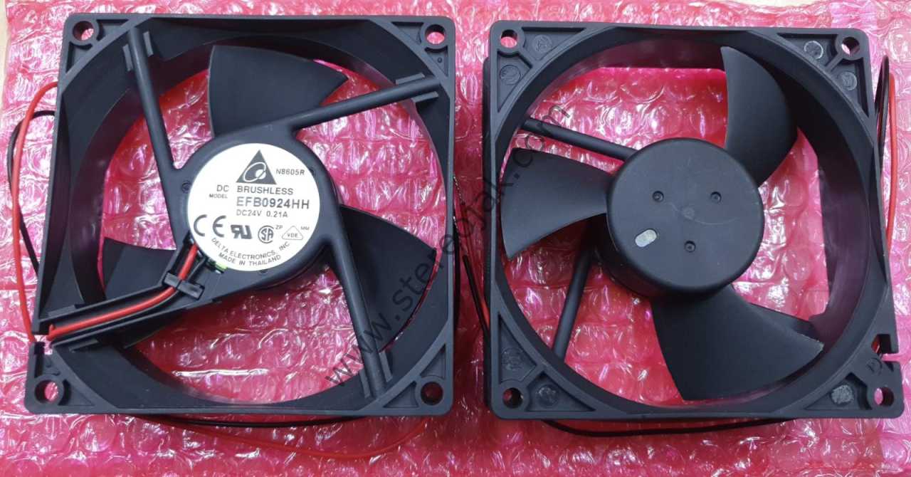 DELTA   DC BRUSHLESS   EFB024HH   DC24V 0.21AMPER    ÇİFT RULMAN YATAKLI   UZUN ÖMÜRLÜ FAN