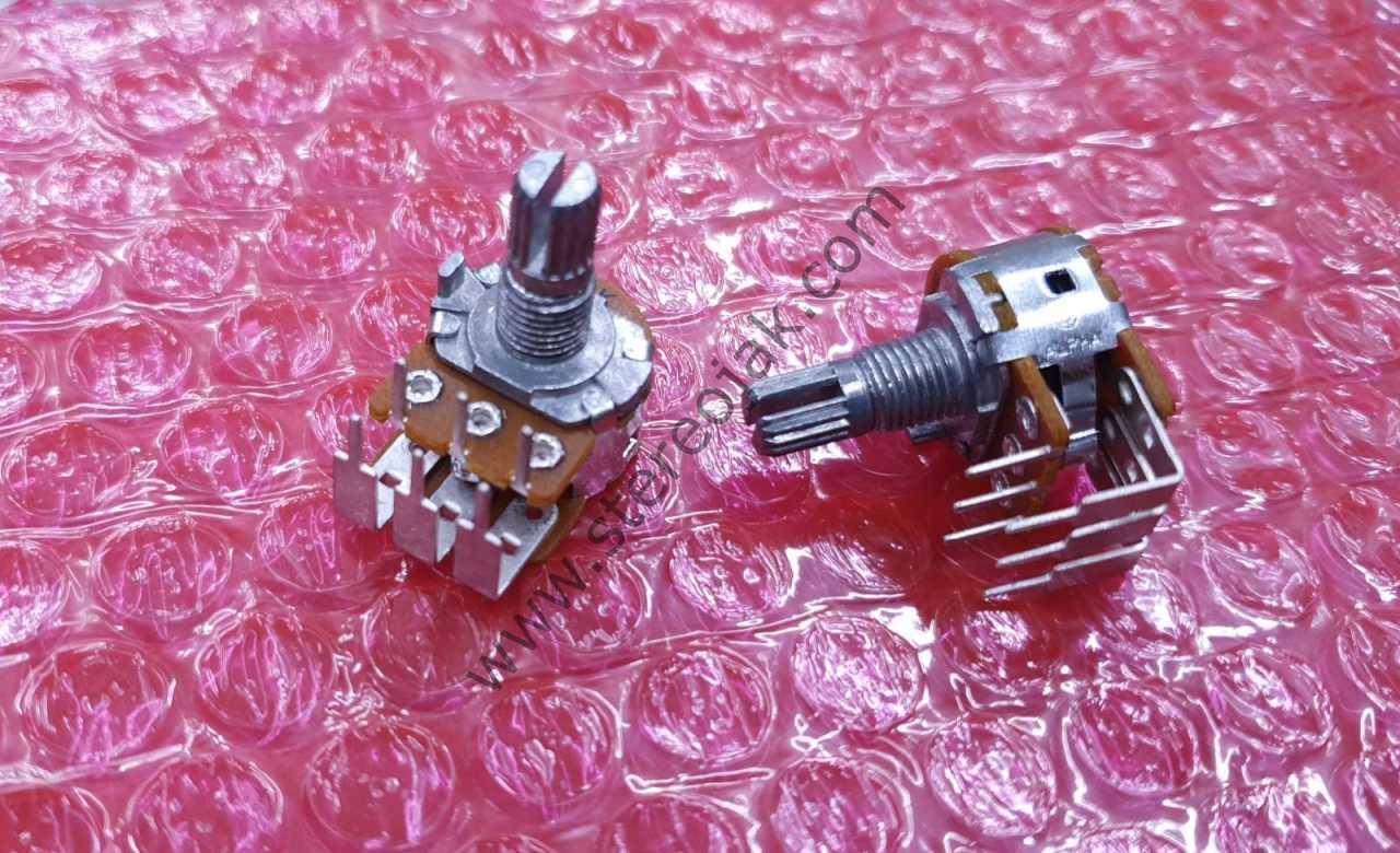 ALPHA STEREO DUAL 2 KANAL  KALİTELİ POTANS (SEÇENEKLERDEN  OHM  DEĞERİNİ SEÇİNİZ )