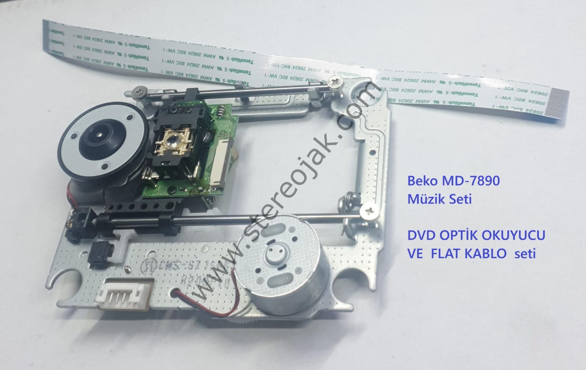 Beko MD-7890 Müzik Seti   Divx/USB Girişli Mini Müzik Seti  için uyum DVD OPTİK OKUYUCU VE  FLAT KABLO  seti    ( Cd Okuyucu Göz )
