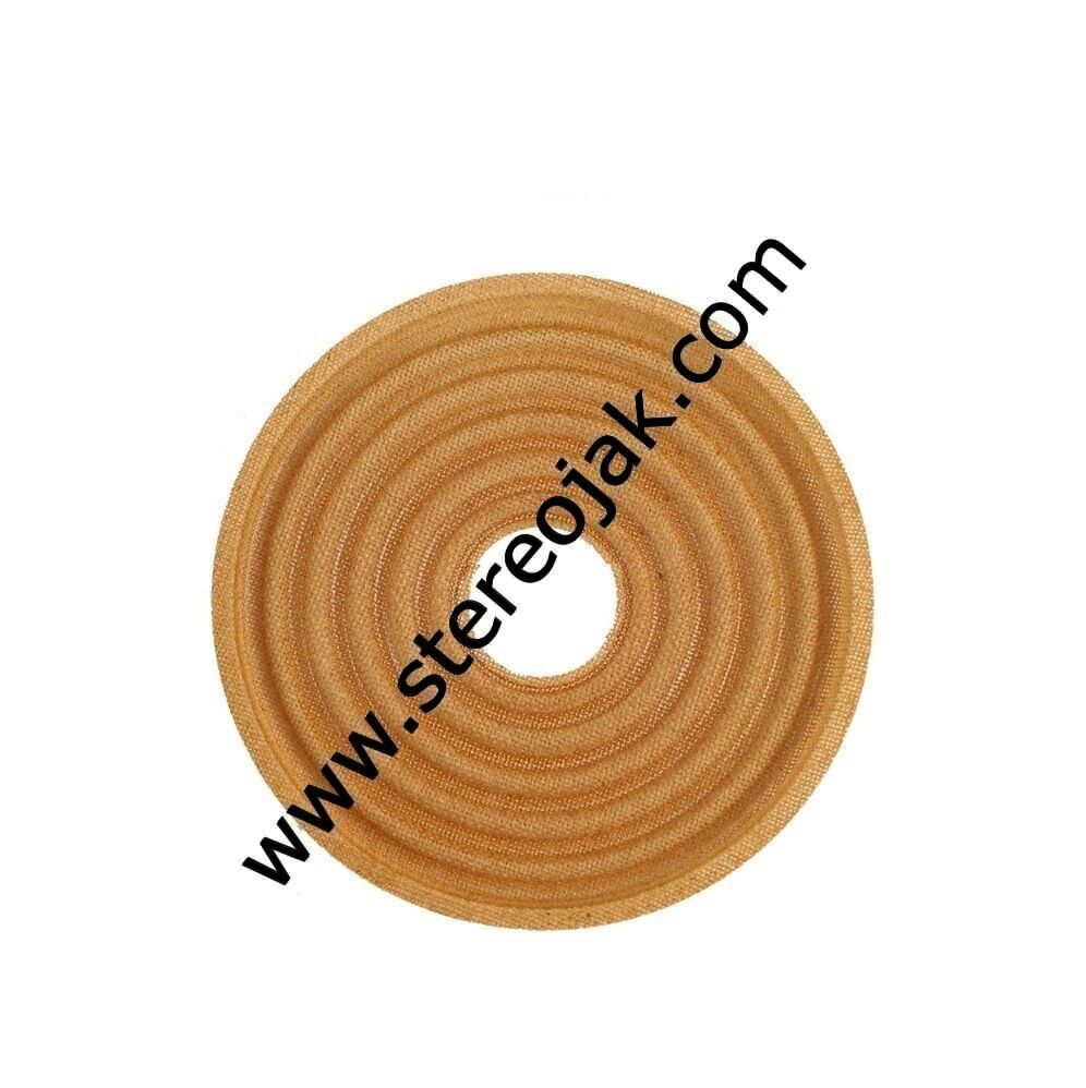 Sarı Spider - ( Genişlik : 150mm - Bobin Çapı : 65mm - Yükseklik : 14mm - ) , Bombeli , Hoparlör Spider , Hoparlör Diyafram , Hoparlör Kağıtı