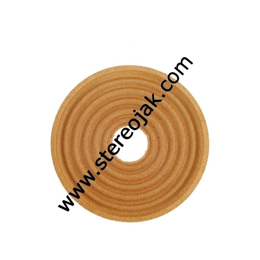 Sarı Spider - ( Genişlik : 110mm - Bobin Çapı : 25mm - Yükseklik : 10mm - ) , Bombeli , Hoparlör Spider , Hoparlör Diyafram , Hoparlör Kağıtı