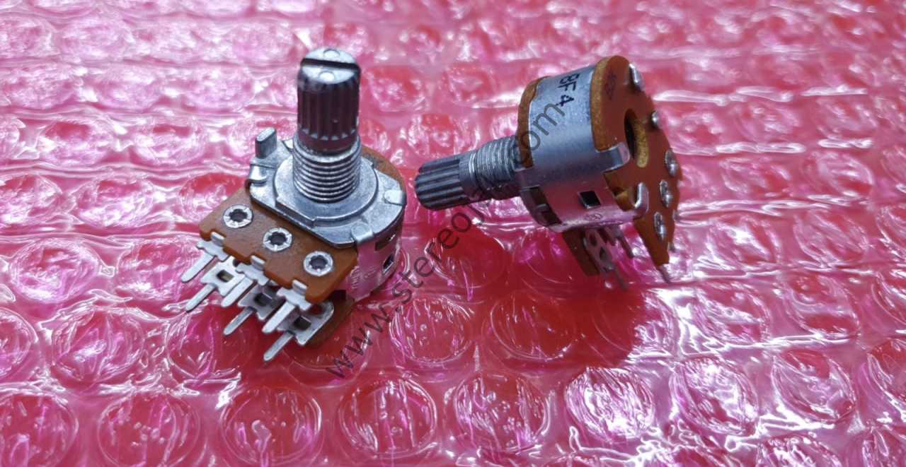 ALPHA STEREO DUAL 2 KANAL  KALİTELİ POTANS ( SEÇENEKLERDEN   OHM DEĞERİNİ SEÇİNİZ )