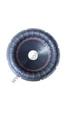 25cm Çizgili Körüklü Dikişli Hoparlör Konisi  Boğaz : 50mm , Yükseklik Körük Dahil : 72mm ( Yükseklik Körüksüz : 45mm )