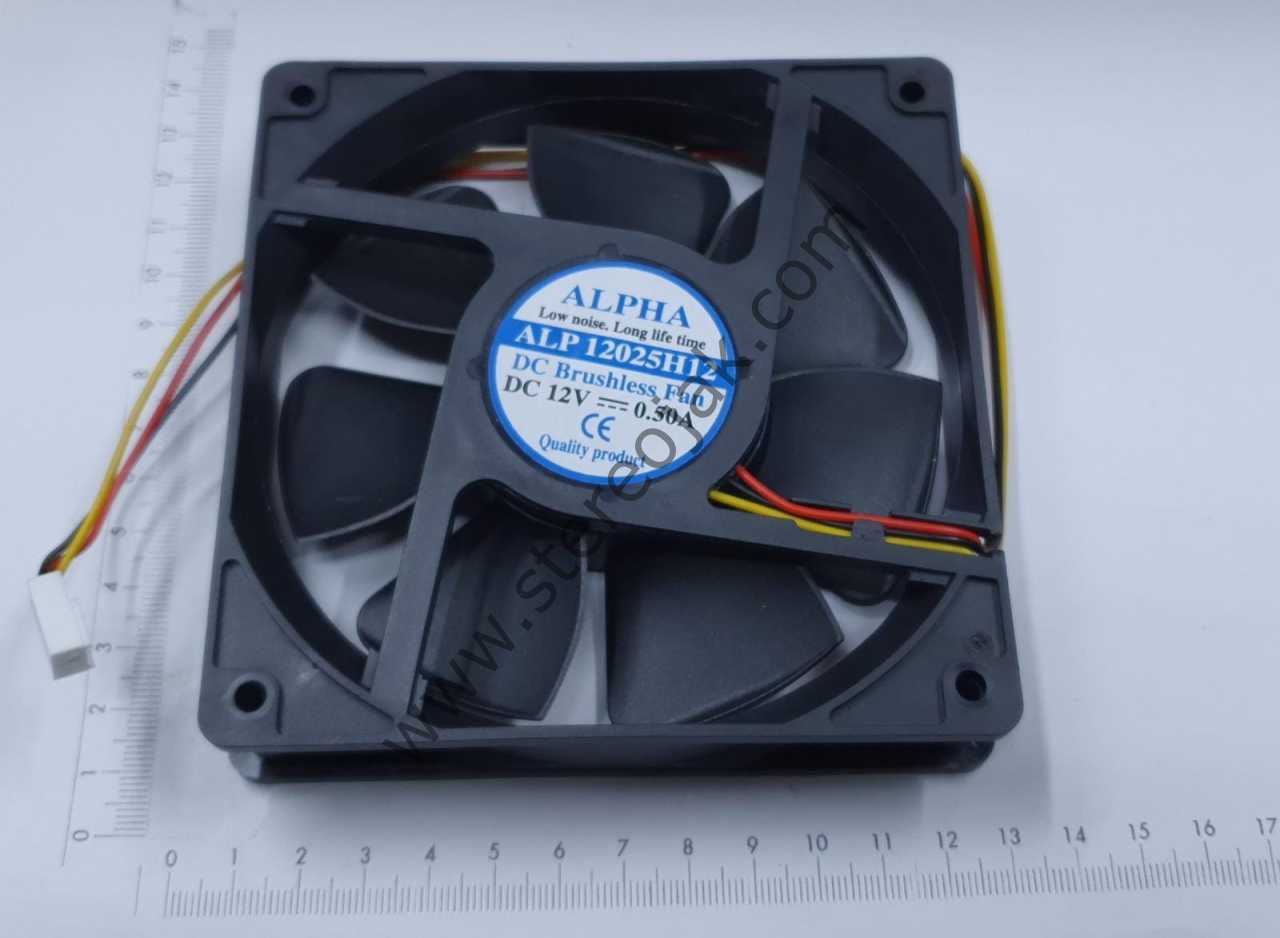 ALPHA  ALP12025H12B   DC12V 050 AMP 3 KABLO  ÇİFTRULMAN YATAKLI FAN