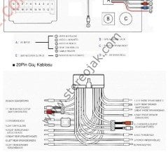 Xetec  DTM- 650   DTM-665  DS-6202 oto teyp soketi