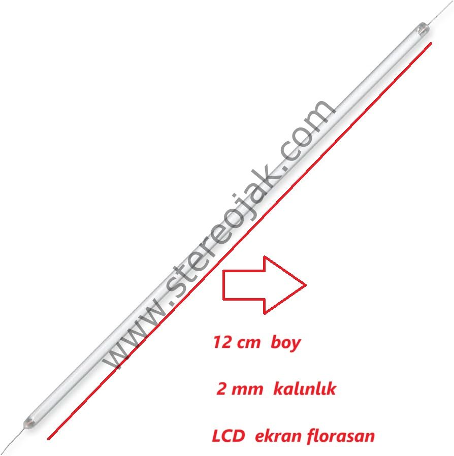 12CM CCFL EKRAN AYDINLATMA FLOROSANI    ( 120MM  UZUNLUK    2 MM  KALINLIK  )  LCD  EKRAN  FLORASANI