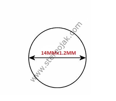 14mmx1.2mmx1.2mm. Teyp kaset lastiği