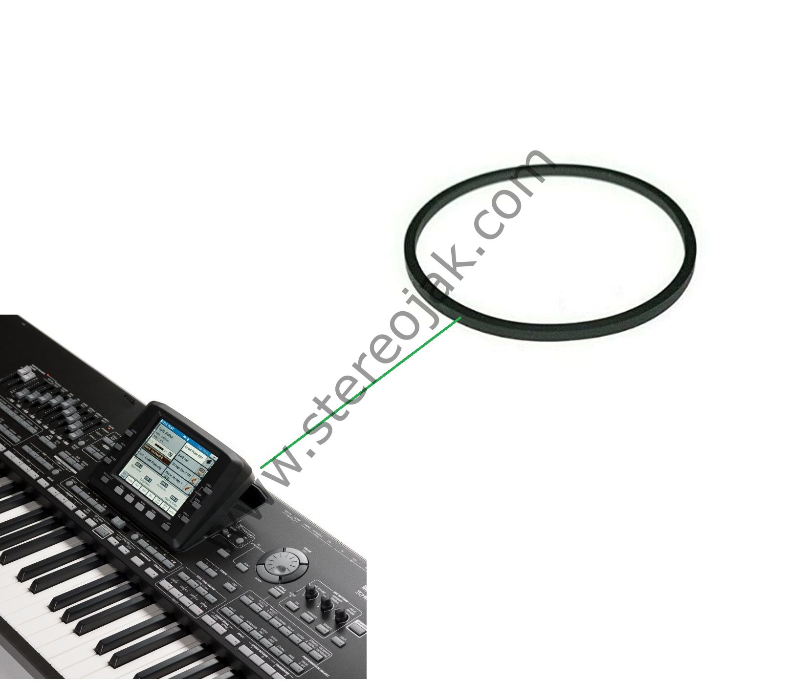 KORG PA-2X  PA-3X    MOTOR HAREKETLİ  LCD  EKRAN   KAYIŞI  ( Dayanıklı Seri )