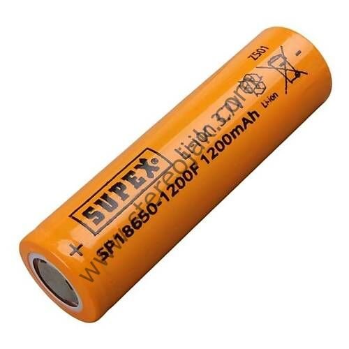 18650  3.7V  Lİ-İON 1200MA   ŞAJLI PİL      SP18650-1200F  1200MAH