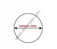 28mmx1.2mmx1.2mm. Teyp kaset mekanik lastiği orjinal