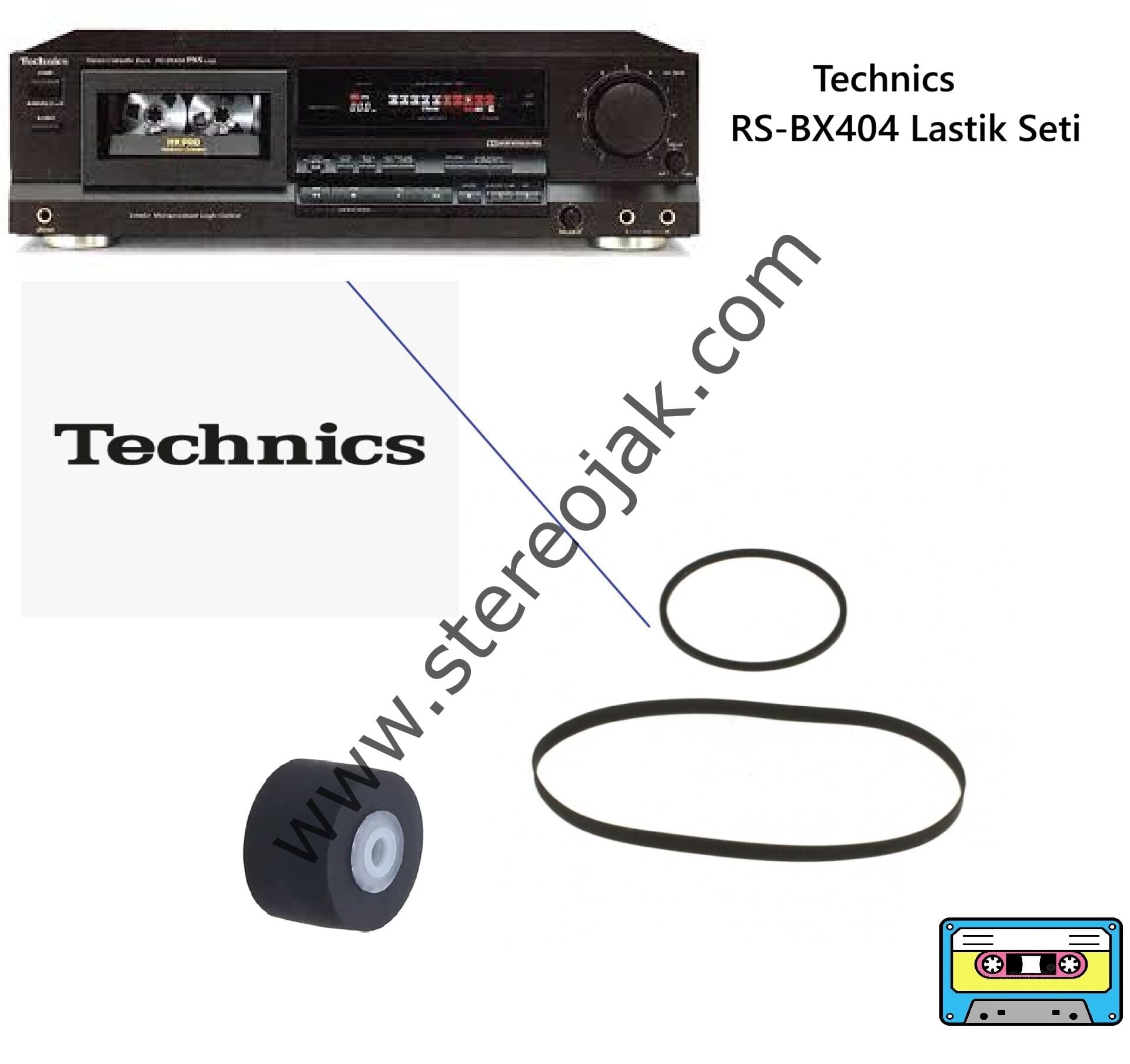 Technics  RS-BX404   Lastik Seti