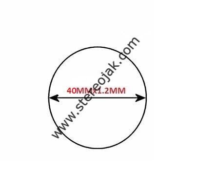 40mmx1.2mmx1.2mm teyp kaset lastiği