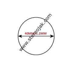 40mmx1.2mmx1.2mm teyp kaset lastiği
