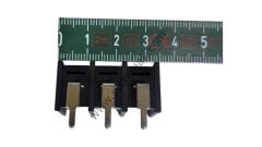 3'lü Oto Amfi Soketi, L Bacak , Amperli SERİ , Vidalı Model - NO:2