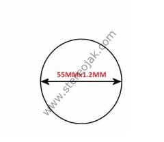 55mmx1.2mmx1.2mm teyp mekanik kaset lastiği