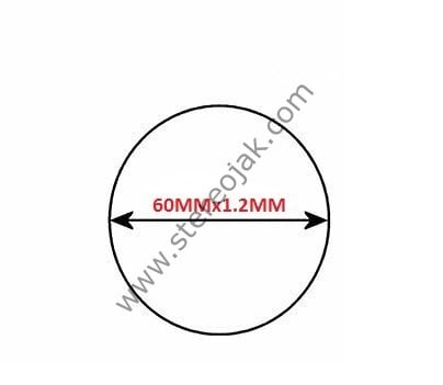60mmx1.2mmx1.2mm teyp mekanik kaset lastiği