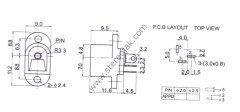 Kaliteli 2.1mm Monteli DC Jak Yuvası