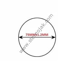 75mmx1.2mmx1.2mm teyp mekanik lastiği