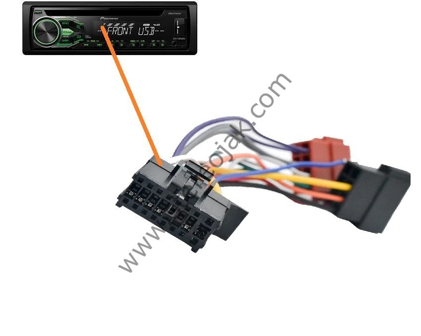 DEH-X1850UB  OTO TEYP SOKETİ