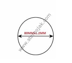 80mmx1.2mmx1.2mm teyp mekanik lastiği