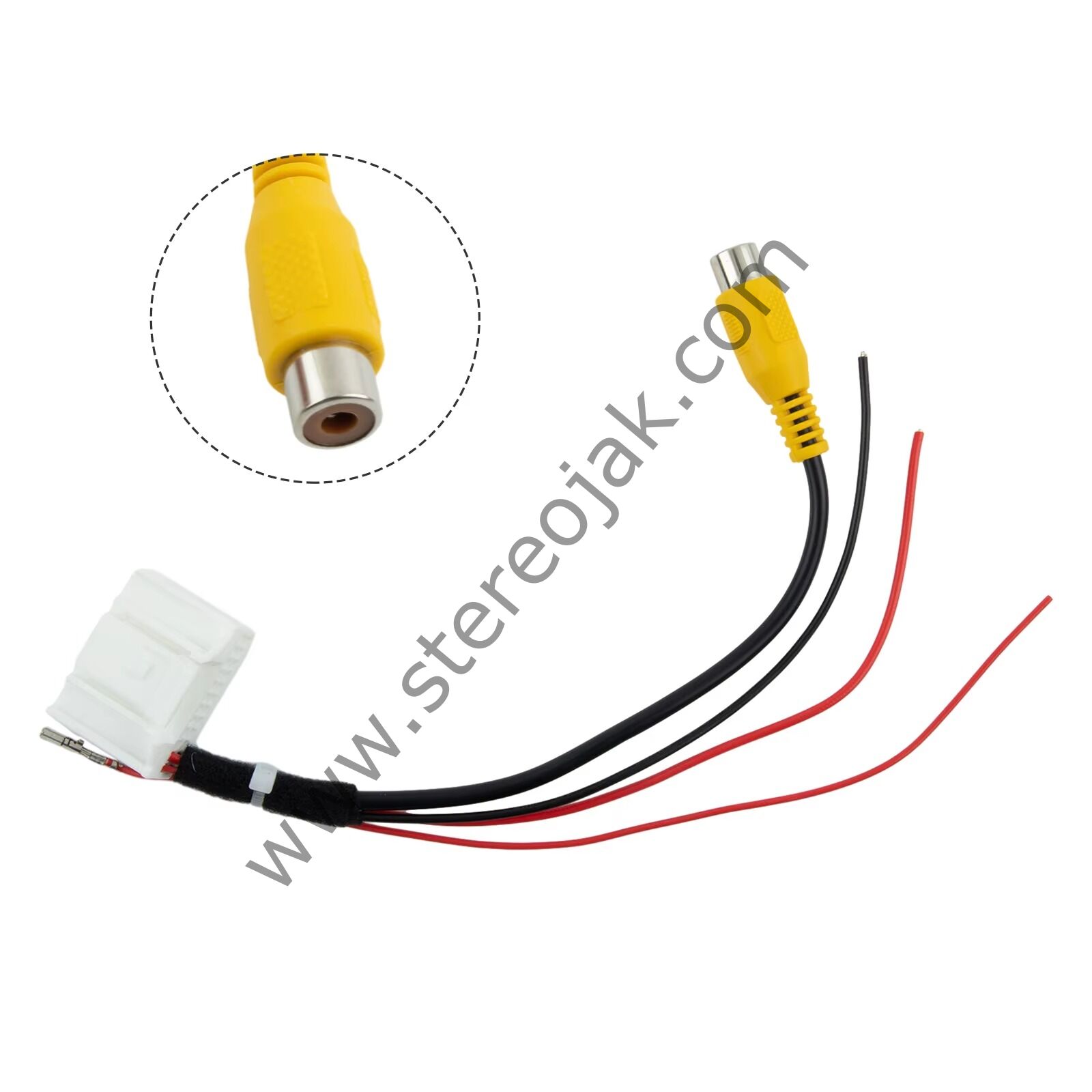 Rearview Backup Camera Video Harness for Toyota for RAV4 for Carola 12V 24pin screen camera conversion line Car Accessories