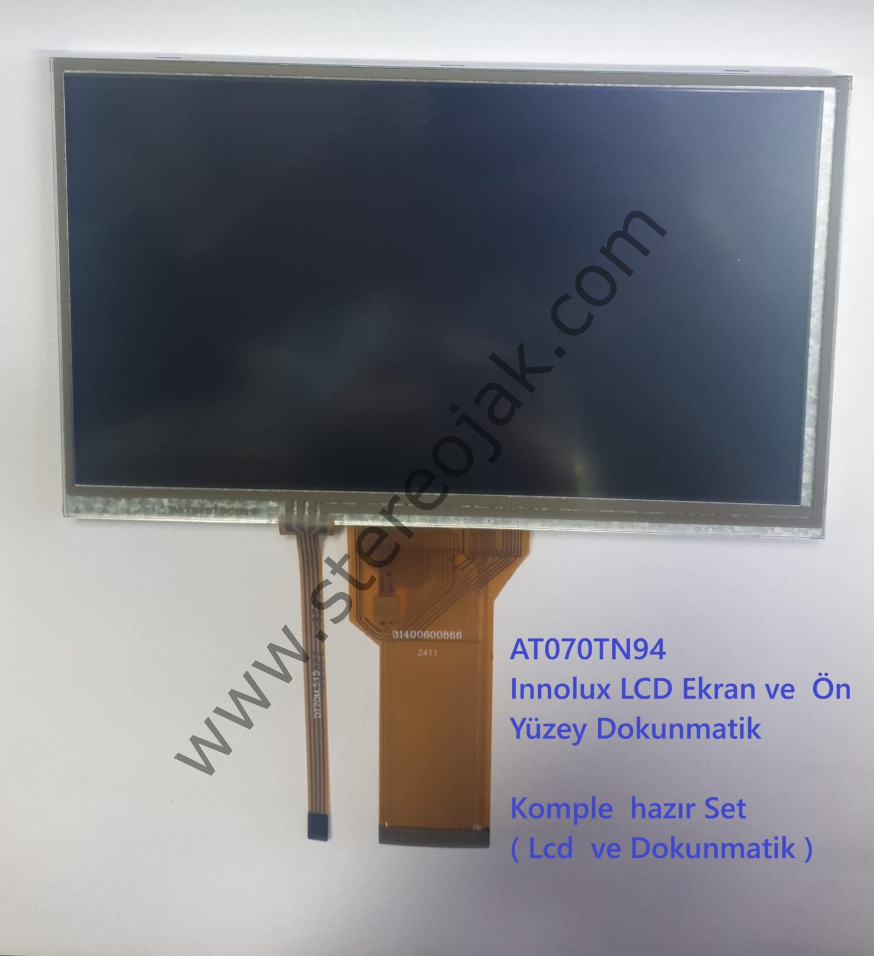 AT070TN94  Innolux LCD Ekran ve  Ön Yüzey Dokunmatik    komple  hazır Set  (  Lcd ekran ve Dokunmatik )