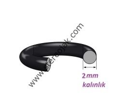 YUV 135X2MM ÇAP : 135MM X 2MM , İkiye Katlı 220MM Lastik