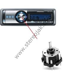 Pioneer DEH-P80MP CD receiver    İç  arka kısım Joistik