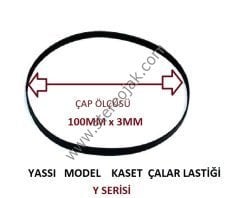 Y SERİSİ 100 x 3MM ( 100MM ENLİ LASTİK )