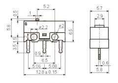 MİCRO SWİTCH-8 Paletli Makaralı 1A 125VAC Kaliteli