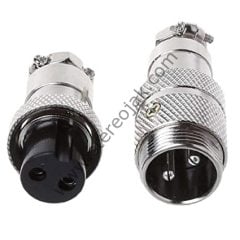16MM  2 PİN SEYYAR ERKEK  VE DİŞİ  KONNEKTÖR