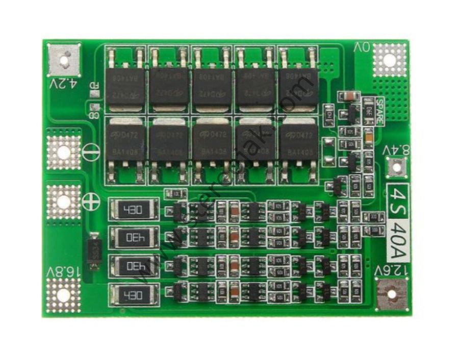 4S 40A BMS Balans Şarj ve Koruma Devresi