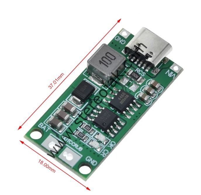 3S 2A TypeC Şarj Modül Çok Hücreli 18650 Lityum Pil Şarj Modül 8.4V 12.6V 16.8V