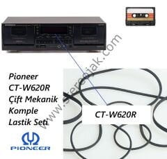 Pioneer  CT-W620R Çift Mekanik  Komple  Lastik Seti
