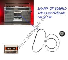 SHARP  GF-6060HD  Tek Kaset Mekanik  Lastik Seti