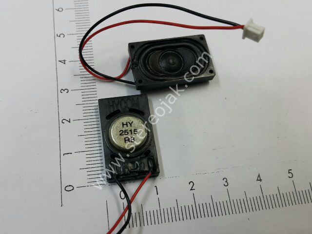 2.5cmx1.5cm  8 ohm taiwan  HYCOM    hoparlör