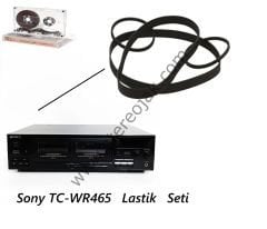 Sony TC-WR465 Dual Cassette Stereo Tape Deck       Lastik  Seti