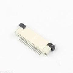 20 pin  0.5mm diş aralıklı üstten kontaklı  film flat kablo yuvası