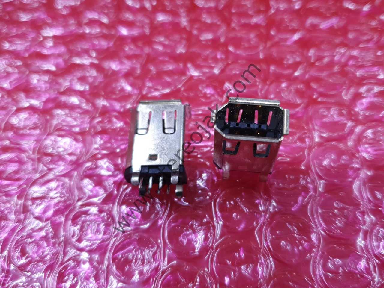 İEE1394 6 PİN FIREWIRE  DİK YUVA FIREWAY
