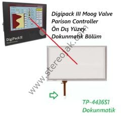 Digipack III Moog Valve Parison Controller Ön Dış Yüzey Dokunmatik Bölüm  (  Touch tp-4436s1  )