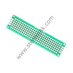2x8cm Çift Yüzlü Delikli Plaket