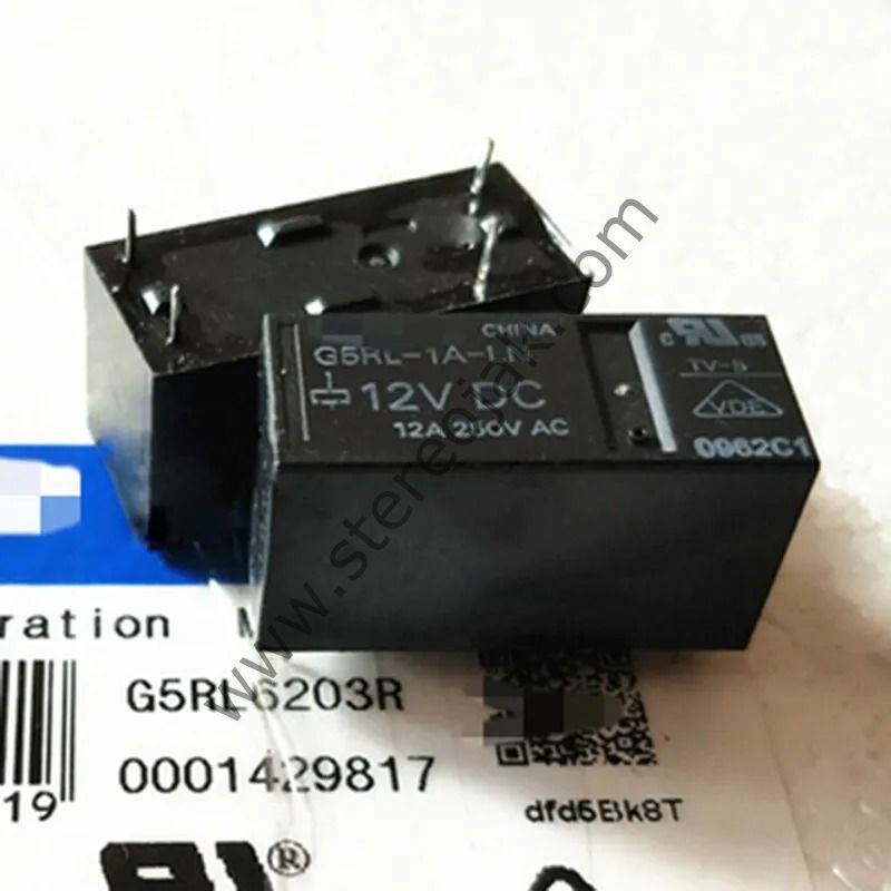G5RL-1A-LN 12VDC Power Relay 4Pins 12A 250VAC OMRON