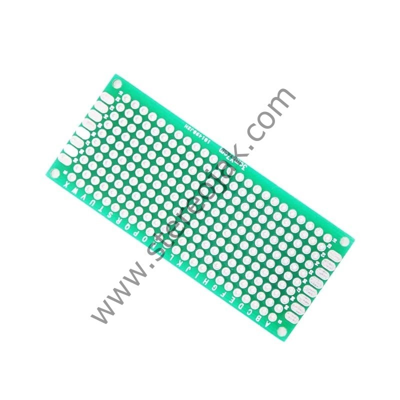 3x7cm Çift Yüzlü Delikli Plaket