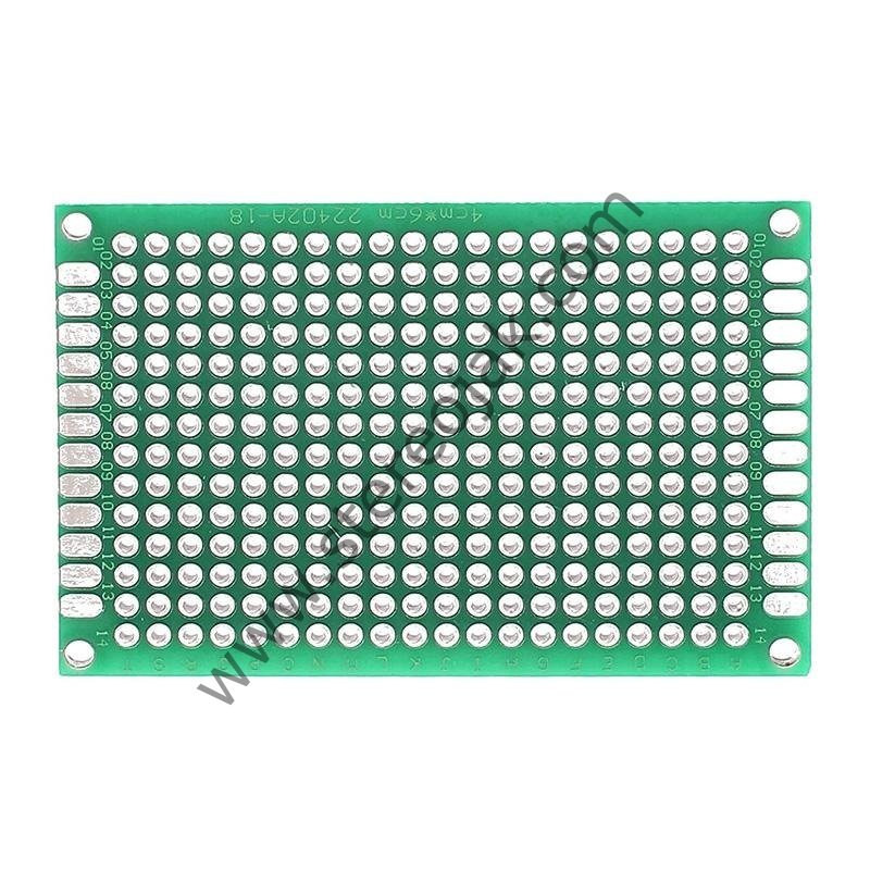 4x6cm Çift Yüzlü Delikli Plaket