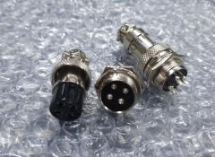 TAİWAN KALİTELİ  4 PİN  MİKE  KONNEKTÖR   TAKIM DİŞİ ERKEK