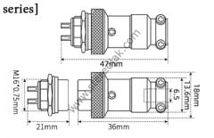 TAİWAN KALİTELİ  4 PİN  MİKE  KONNEKTÖR   TAKIM DİŞİ ERKEK