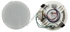 16cm ALÇIPAN HOPARLÖR HAT TRAFOLU Max Power: 30W Impedance: 8 ohms Sensitivity: 90dB+-2dB RMS Power: 10W
