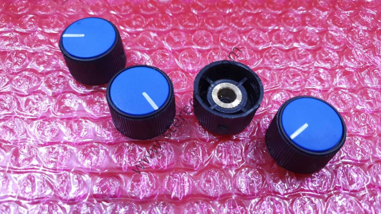 MAVİ 23MM YANDAN VİDALI ELEKTRONİK CİHAZ DÜĞME