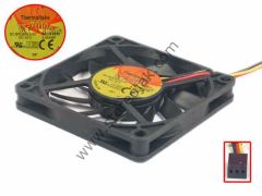 Everflow , R127010DU DC 12V 0.45A 70x70x10mm 3-Kablo